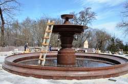 Відновлений фонтан у парку Шевченка відкриють після Великодня