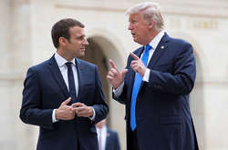 Еммануель Макрон та Дональд Трамп