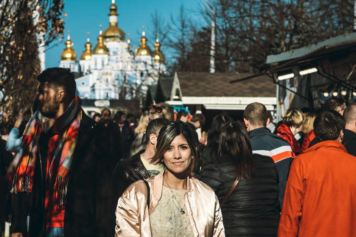 Як у центрі Києва святкували Великдень (фото, відео) 