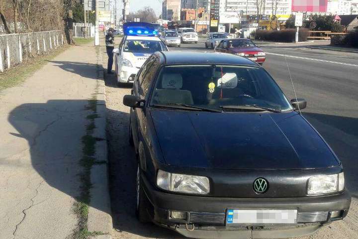 У Борисполі патрульні зловили п’яного водія без права керування