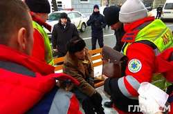 Пенсіонер на місці ДТП на вул. Шовковичній