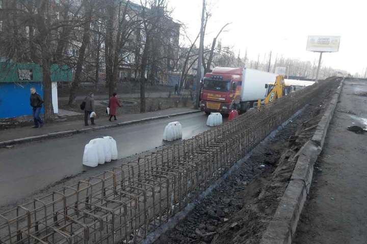 Через ремонт доріг на Борщагівці три дні буде обмежено рух транспорту