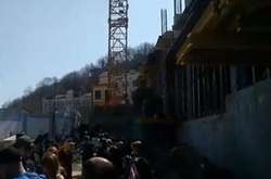 Кияни заблокували будівництво монстра на Андріївському узвозі