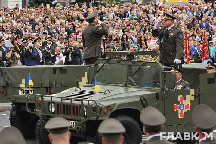 На День незалежності у Києві відбудеться військовий парад