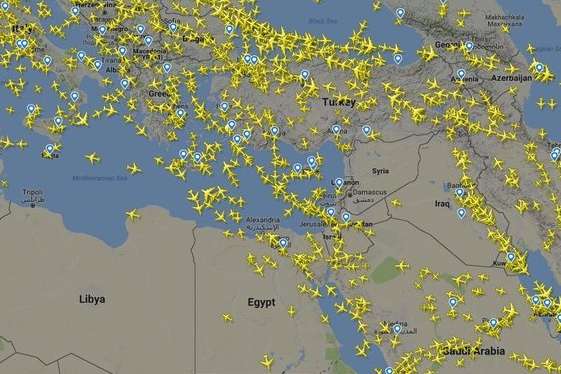 Світові авіакомпанії перестали літати над Сирією