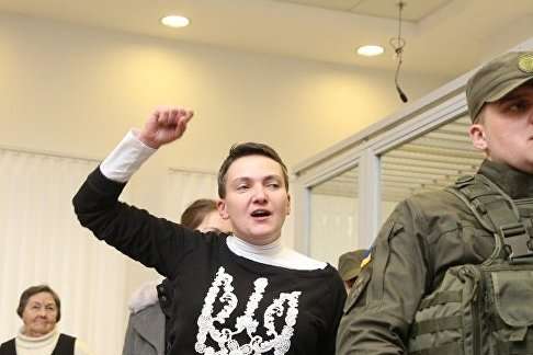Савченко заради поліграфа погодилась їсти 