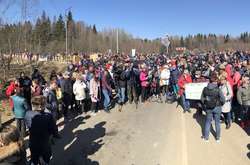 У підмосковних містах Росії влаштували мітинги проти сміттєвих полігонів