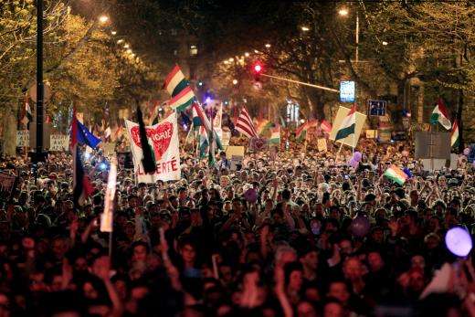У Будапешті тисячі людей вийшли на акцію протесту проти Орбана