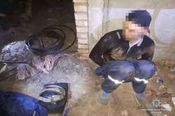 У Києві затримано уродженця Херсона на крадіжці кабелю