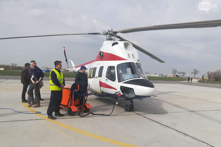В Запорожье взлетел первый вертолет украинского производства 