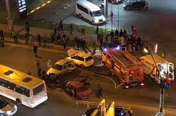 Місце ДТП на проспекті Небесної сотні