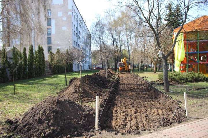 У парку «Відрадний» розпочався капітальний ремонт (фото)