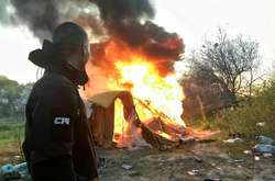 Націоналісти розігнали табір ромів у Києві