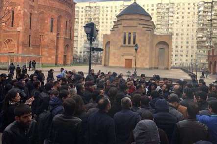 У Москві поліція затримала вірмен, які протестували проти Саргсяна