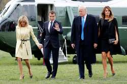 Встреча президентов Франции и США