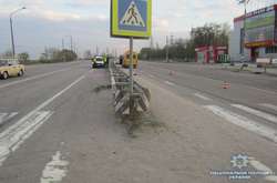 Місце смертельної ДТП на трасі Київ - Одеса