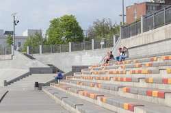 Через тиждень після відкриття фонтану: бруд і сміття на вінницькій набережній