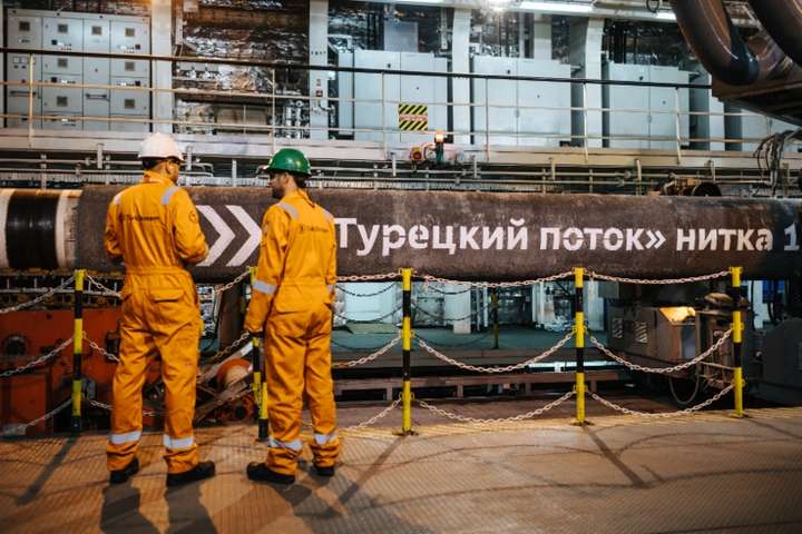  У «Газпромі» похвалилися добудованою першою ниткою «Турецького потоку»