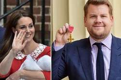 Джеймс Корден подарил сыну Кейт Миддлтон и принца Уильяма книги