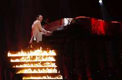 Огонь и рояль: В сети показали первую репетицию Melovin на «Евровидении-2018»