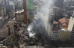 Обвал 24-этажного небоскреба в Бразилии: 44 человека пропали без вести