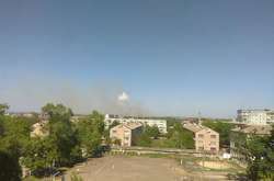 В Балаклее снова горят боеприприпасы