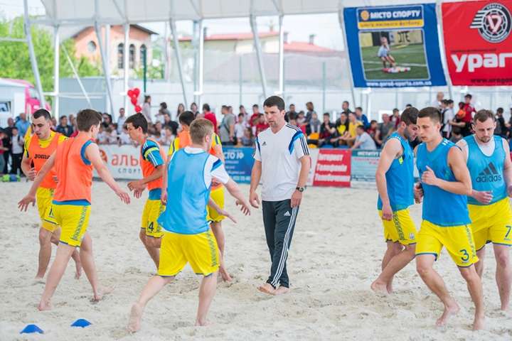 Збірна України з пляжного футболу проведе товариську зустріч в Івано-Франківську