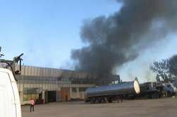 Пожежа на складі заводу