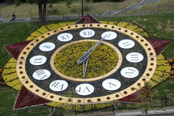 Квітковий годинник у Києві прикрасять петриківським розписом