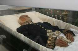 Забальзамоване тіло хірурга М. Пирогова. Світлина з відкритих джерел