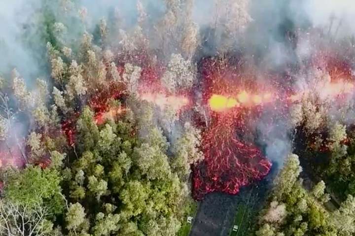 Гаваї: через виверження вулкану зруйновані десятки будівель