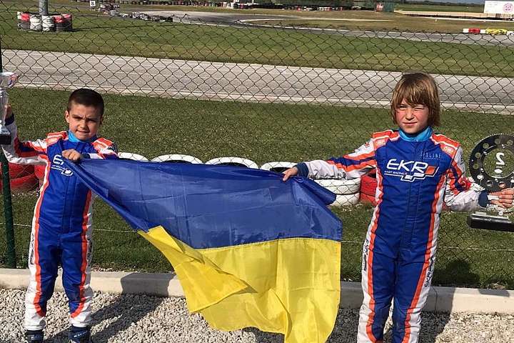 8-річний українець став другим у картинговій гонці чемпіонату Португалії