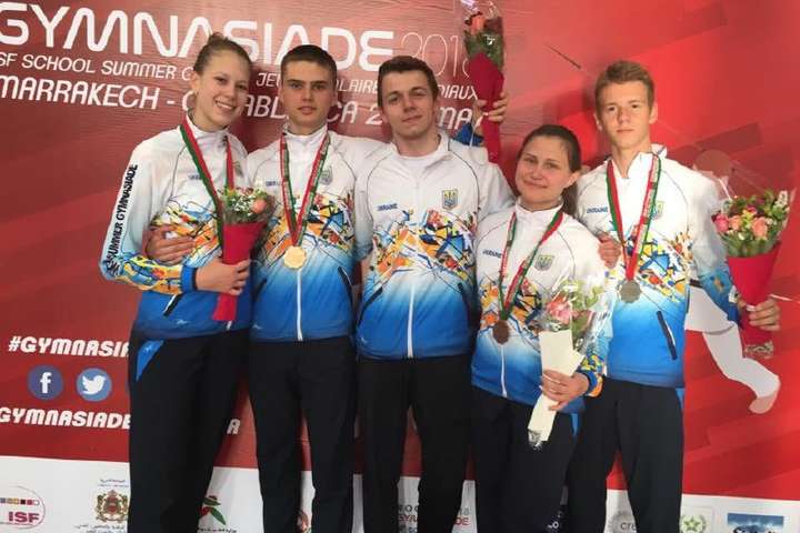 Українські фехтувальники стали переможцями Всесвітньої гімназіади