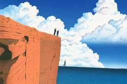 Оптическая иллюзия и обман зрения. Яркие сюрреалистичные рисунки Ги Бийю