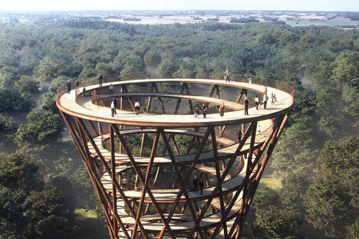 В Дании построят деревянный небоскрёб в форме спирали