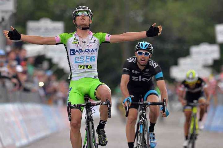 Джиро-2018. Італієць Баттальїн виграв п'ятий етап