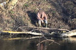 Під час рейду поліцейські затримали понад сто рибалок-браконьєрів