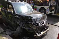 Масштабное ДТП в центре Запорожья: столкнулись десять машин и автобус