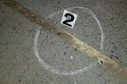 Гільза від кулі на місці стрілянини