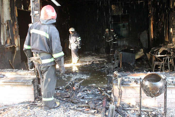 На Черкащині загорівся гральний заклад, загинув відвідувач