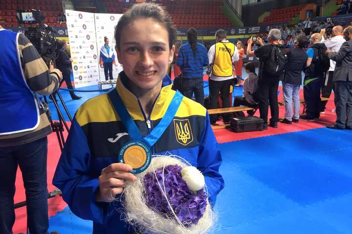 Українкcька тхеквондистка здобула бронзу на чемпіонаті Європи