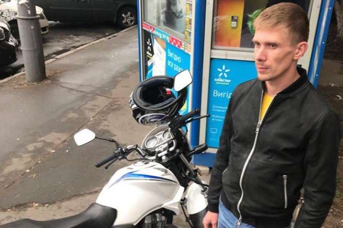 У Києві затримали чоловіка, який викрав мотоцикл брата Найєма