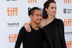 Анджелина Джоли и ее сын Мэддокс