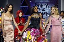 Белла Хадид, Наоми Кэмпбел и Наталья Водянова