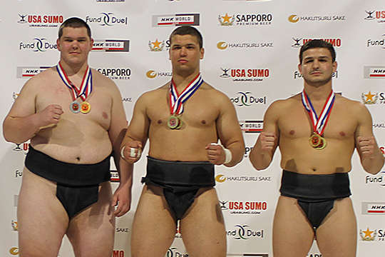 Українські спортсмени здобули чотири нагороди на турнірі із сумо у США