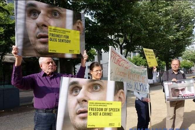 У Берліні пройшла акція на підтримку політв’язня Сенцова