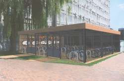 Біля міськради облаштують дві велопарковки