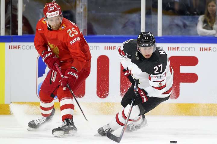 Росія програла Канаді в чвертьфіналі чемпіонату світу з хокею