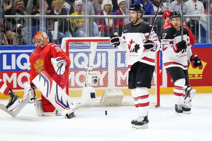 Як Росія поступилася Канаді в головній чвертьфінальній битві Чемпіонату світу з хокею (відео)