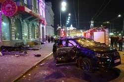 Місце ДТП у Харкові,&nbsp;18 жовтня 2017 року